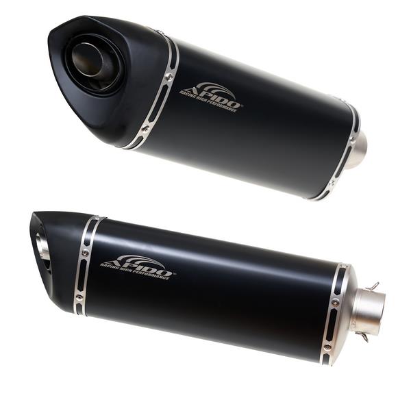 ΤΕΛΙΚΟ ΕΞΑΤΜΙΣΗΣ APIDO UNIVERSAL MEDLEY PCX SH JET X (M-1375 BLACK) TRIOVAL ΜΑΥΡΑ 450mm - (ΤΑΙ)